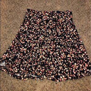 Floral skater skirt